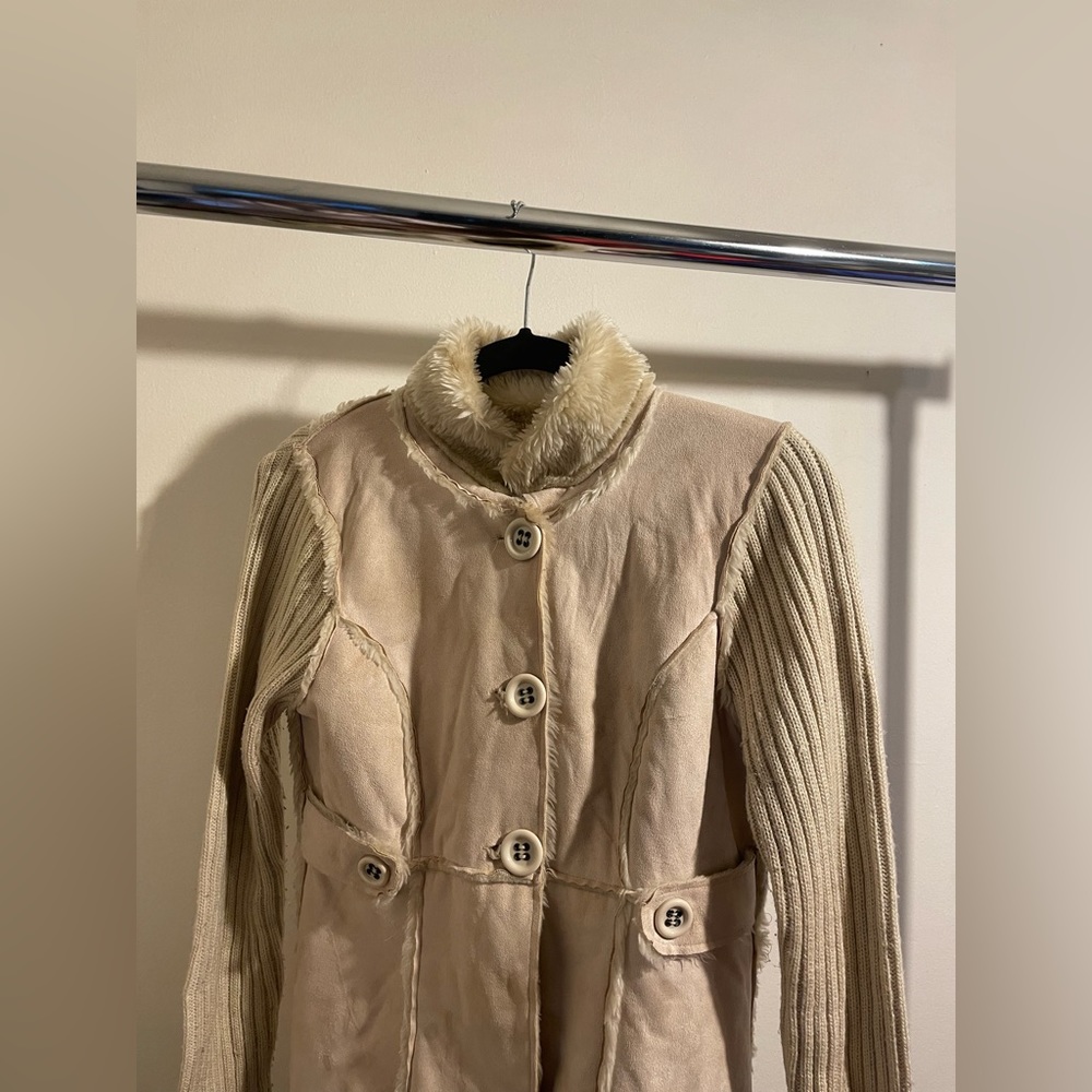 J.J Basics Faux Fur Jacket size Small
